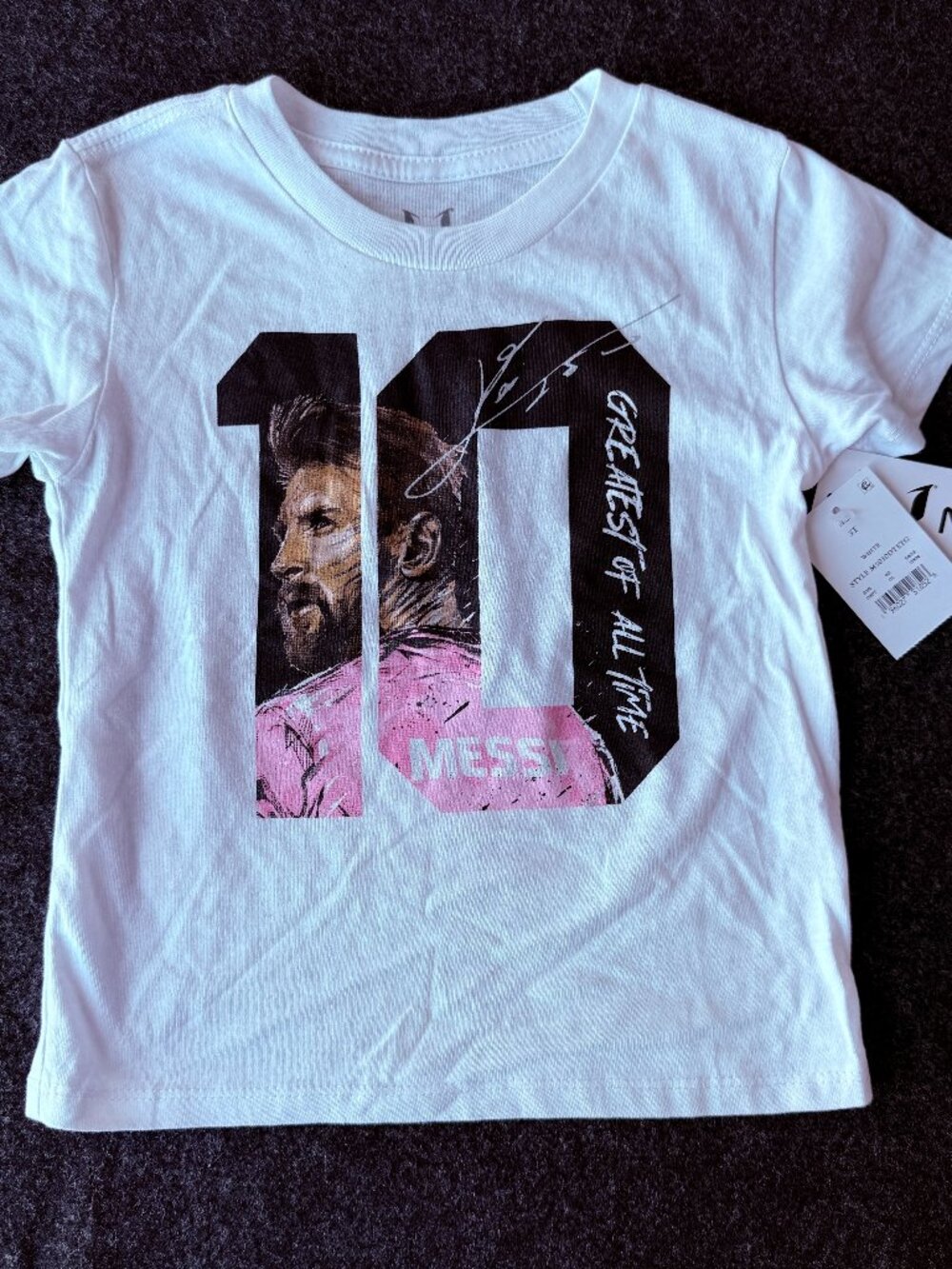 Lionel Messi Toddler 3T Graphic T-Shirt NWT